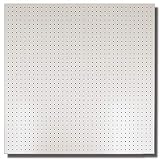 有孔ボード白ハーフ(4ミリ厚ｘ横900ミリｘ縦900ミリ) 穴径5ミリ穴ピッチ25ミリ　1枚入