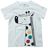 《初夏盛夏対応》 CHEEK ROOM(チイクルーム)  製品洗い加工済み42/2天竺きりん半袖Tシャツ 90cm/OW NO.B-470133