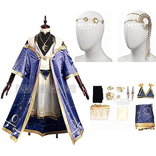 Amazon.co.jp: [Beauty 出品] 髪飾り付き ツイステ 星送りの衣