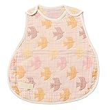 baby.e-sleep(ベビーイースリープ)×QUARTER REPORT ピジョン6重ガーゼスリーパー(アプリコット 6重ガーゼ) 43×45cm