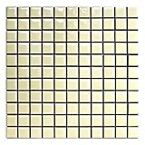 昔からのタイル　２５ｍｍ角　クリーム色 N-2