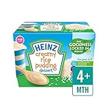クリーミーなライスプディング??デザートポット4×100グラム (Heinz) (x 6) - Heinz Creamy Rice Pudding Dessert Pots 4 x 100g (Pac