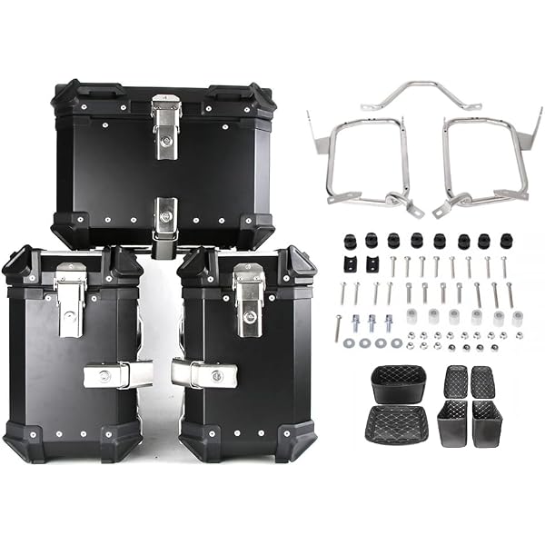 Amazon | 【HARD WORX】□ Vストローム250 専用 キャリア サイド 