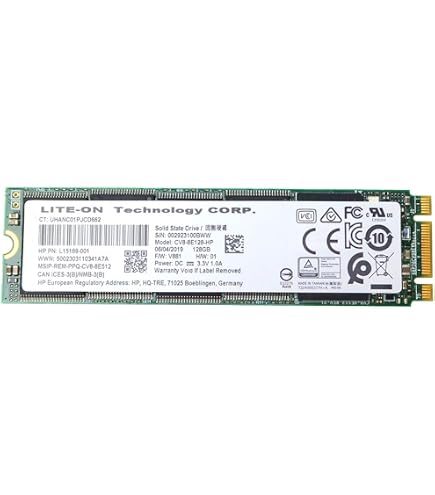 Amazon | Lite-on CV8-8E256-11 高さ3mm 長さ80mm M.2 PCIE 256GB MLC