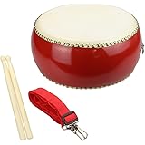 ドンシンク60 キッズ用和太鼓セット 牛革使用 練習 発表会 お遊戯会 お祭り 応援 パーカッション (38.5cm)
