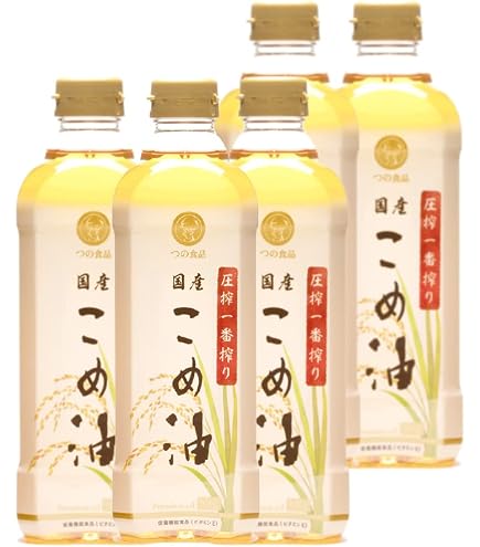 Amazon | 【つの食品公式】TSUNO こめ油 米油 圧搾 一番搾り 600g 2本