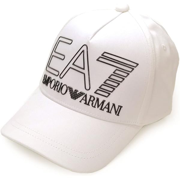Amazon | [エンポリオアルマーニ] EA7 キャップ 帽子 メンズ ホワイト