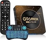 CHROX Android TV Box 13.0、4GB RAM 64GB ROM RK3528 クアッドコア Cortex-A53 CPU、4K/8K2.4G/5G Wi-Fi HDR10+ Bluetooth 5.0 100M イーサネット USB 2.0 セットトップ ボックス,2gb+16gb