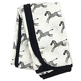 Bambino Land Bamboo Double Layer Muslin Blanket - Zebras [並行輸入品]