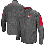 Colosseum NCAA Wisconsin BadgersメンズアンカーフルZipジャケット XL