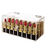 XL® ダスト口紅の収納ボックス透明なアクリルドレッシングボックス仕上げマニキュア、口紅フリップXFL314