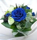 パリスタイルのグランブルーアレンジ プリザーブドフラワー