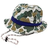 Grin Buddy カモフラ柄キッズハット　カーキ【GZH-8562】 (52cm)