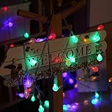 Luxon ストリングライト ソーラーガーデンライト 6.5m LED30球 防雨 自動 誕生会、バレンタインデー、クリスマス、パーティー、結婚式などに最適(四色)