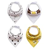 Lovelybaby 4枚セット ベビー スタイ ビブ 柔らかい よだれかけ (E)