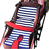 ING STYLE ベビーカーシート 夏は涼しく 冬は暖かい 一年中使える (ボーダー柄)