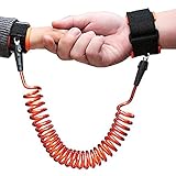 子アンチ失わベルト、セーフスキンFriendly Anti Prickingコットン手首ストラップ、1.5 M オレンジ