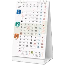 Amazon | アクティブコーポレーション 2026 カレンダー 卓上 月曜