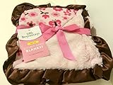 Baby Blanket Flowers Butterflies Reversible [並行輸入品]