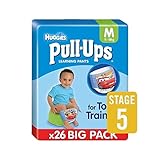 1パックミディアムプルアップの少年経済26 (Huggies) - Huggies Medium Pull-Ups Boy Economy 26 per pack [並行輸入品]