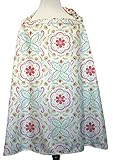 Mila and Gia Floral Designer Breast Feeding Nursing Cover by The Peanut Shell by The Peanut Shell [並