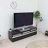 【6月下旬入荷予定】 テレビ台 ローボード テレビボード 150cm ロータイプ TV台 テレビラック AVボード TVラック AVラック シンプルデザイン おしゃれ 北欧 収納 木製 ダークブラウン NCH3310DBR