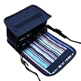 suono LUMIX TX2D ケース / TX2 ケース (ネイビー・アズーリ) カラビナ付 ハンドメイド 日本製 撥水帆布