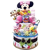 出産祝い ディズニー おむつケーキ 大きいミニーちゃん パンパース 女の子