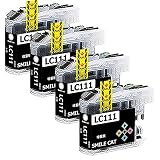 ブラザー用 LC111インク LC111BK互換インクカートリッジ LC111BK互換インク 【ブラック 4本】 B111インクカートリッジ 【残量表示】