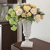 アートフラワー 光触媒 造花 アレンジ クリームカップ