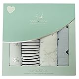 エイデンアンドアネイ ADEN+ANAIS おくるみ コットン 4枚セット 12種 クラシック モスリン スワドル (LOVESTRUCK) [並行輸入品]