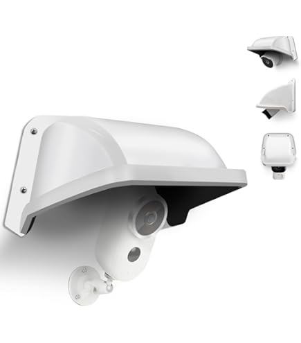 DS-1250ZJ Camera Cover KENUCO SDS DS-1250ZJ Universal Sun Rain Shade Camera Cover Shield For Dome Camera Rain Shield