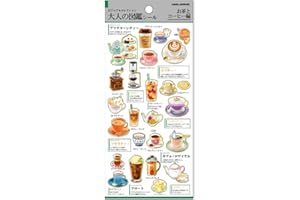 カミオジャパン シール 大人の図鑑シール お茶とコーヒー 226310