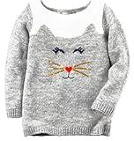 Carter's SWEATER ベビー・ガールズ カラー: グレー