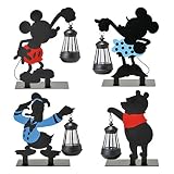 ソーラーライト 屋外 ディズニー おしゃれ シルエットソーラーライト(ミッキー)