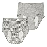 西松屋 [EDM] 2枚組産褥ショーツ（パターンメッシュ・ドット） 【M-L・L-LL】　M-L　グレー