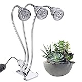 TeFuAnAn　　15W 植物育成LEDライト クリップ式植物ライト プラントライト 水耕栽培ランプ 自由調節 ガーデン温室 赤/青LED 低消費電力 省エネルギ 室内用 ガーデン・温室フラワー・水