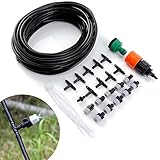 Vivavast　15m 水利システム パティオミスト冷却システムセット ガーデン 屋外