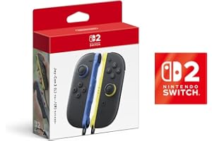 【任天堂純正品】Joy-Con 2 (L) ブルー/(R) ライトイエロー【Amazon.co.jp限定】特典 Nintendo Switch 2 ロゴデザインステッカー 同梱