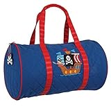 Stephen Joseph Quilted Duffle Pirate Diaper Tote Bag, Multicolored, 9" x 15" by Stephen Joseph [並行輸入