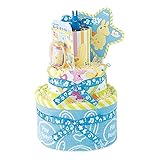 B ロディ おむつケーキ3段 ブルー RRO-12B