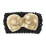 ニシキ アニマル柄りぼんヘアーアクセサリー P9337 ベージュ