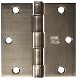 Stanley Hardware CD741 3-1/2" X 3-1/2" Square Corner Residential Hinge in Antique Nickel [並行輸入品]