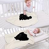 oenbopo ブランケット ベビー 可愛い おしゃれ キャラクター ニット ひざかけ 78cm x 100cm 暖かい 柔らかい 昼寝に対応 冷房対策春・夏・秋用 ベッド ソファー用 オフィス用 丸