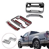 (ベンマロ)BENMALL　フォード　2004-2014フォードF150に適用　クロム　ドアハンドルカバー　パッセンジャーキーホールなし