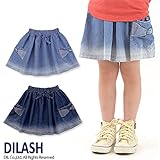 (ディラッシュ) DILASH春'16/デニムスカート 110 ブルー