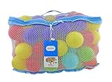 Darius 100 Pit Balls海洋ボールColoredプラスチックボール6明るい色、フタル酸フリーBPAフリー、再利用可能なCrush Proof for Kids (ブルー、レッド、グリー