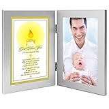 Godchild Frame with Poem from Godfather - Baptism Gift to Godson or Goddaughter - Add Photo by Poetr