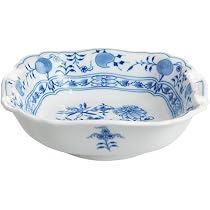 Amazon｜マイセン (Meissen) ブルーオニオン スクエア ボウル 18cm 