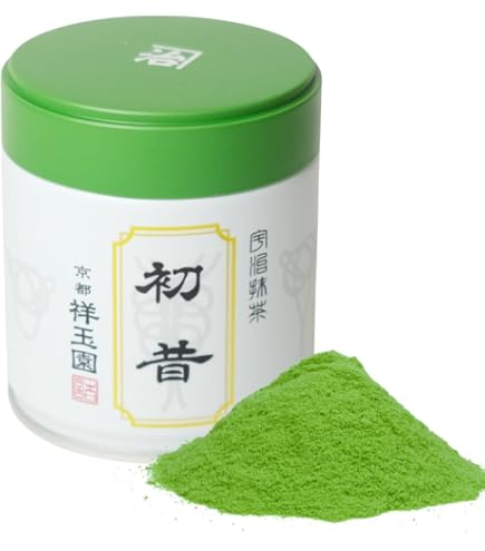 Amazon | 祥玉園 宇治抹茶 今昔（Imamukashi）100g 缶入り 抹茶ラテ